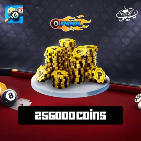 8 Ball Pool: 256000 Coins