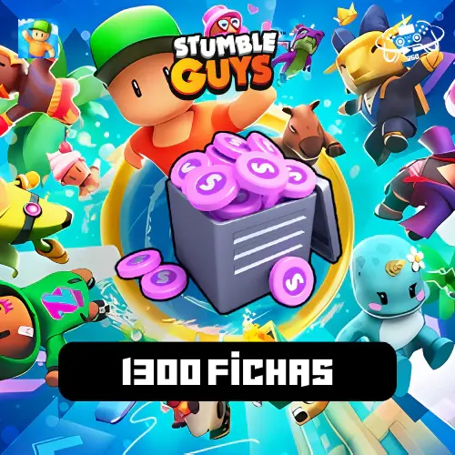 Stumble Guys: 1300 Fichas