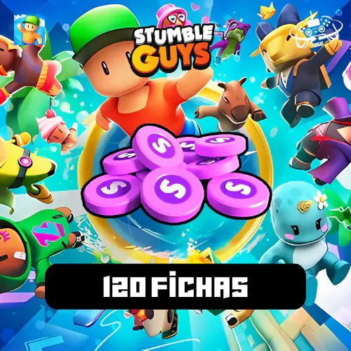 Stumble Guys: 120 Fichas