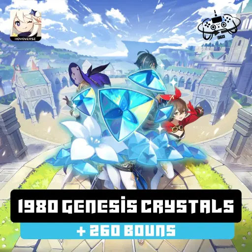 Genshin Impact: 2240 Genesis Crystals [BONUS] [2X Genesis Crystals] 